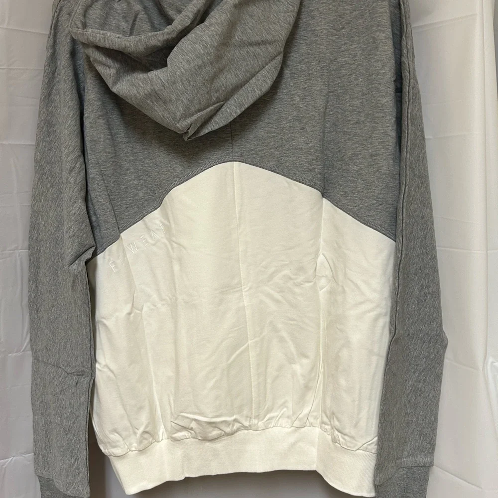 FITWEAR New Zealand Cape pullover Hoody Grey & White - Size M 8-10 US - Picture 2 of 4